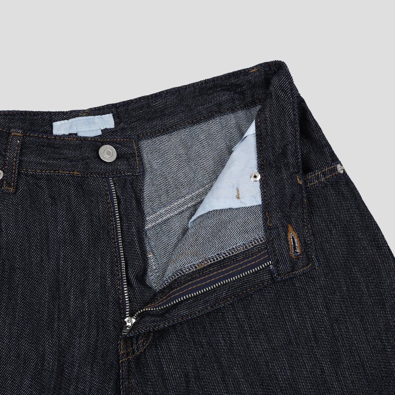 Pantaloni Larghi in Denim Premium Gentle Cover