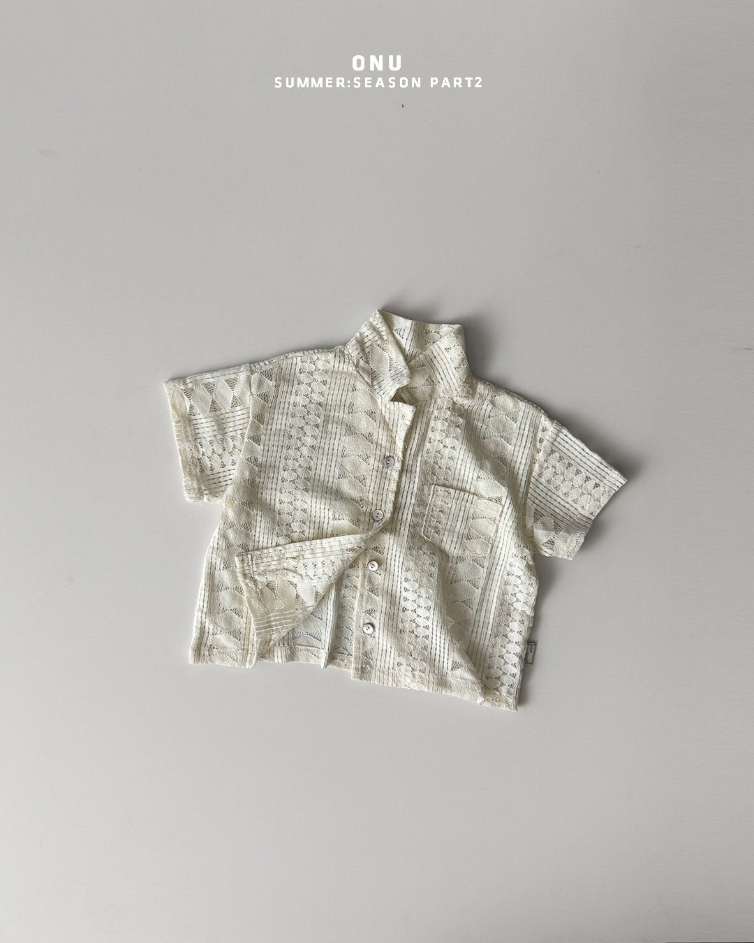 Onu Check Swimsuit (+ Optional Jacquard Beach Shirt & Floral Beach Hood) — Kids