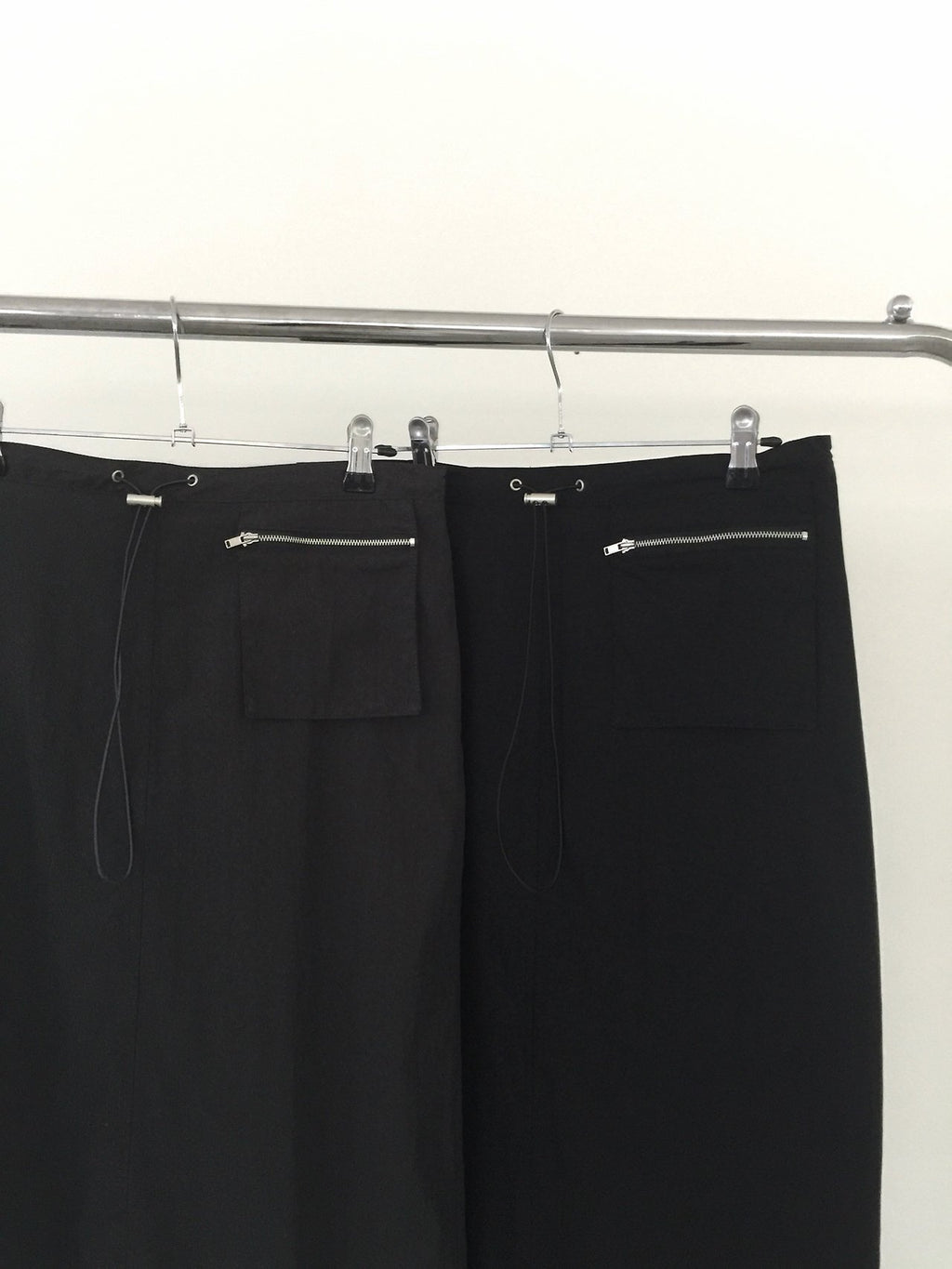 Nweol Low Rise Zip Pocket Maxi Skirt