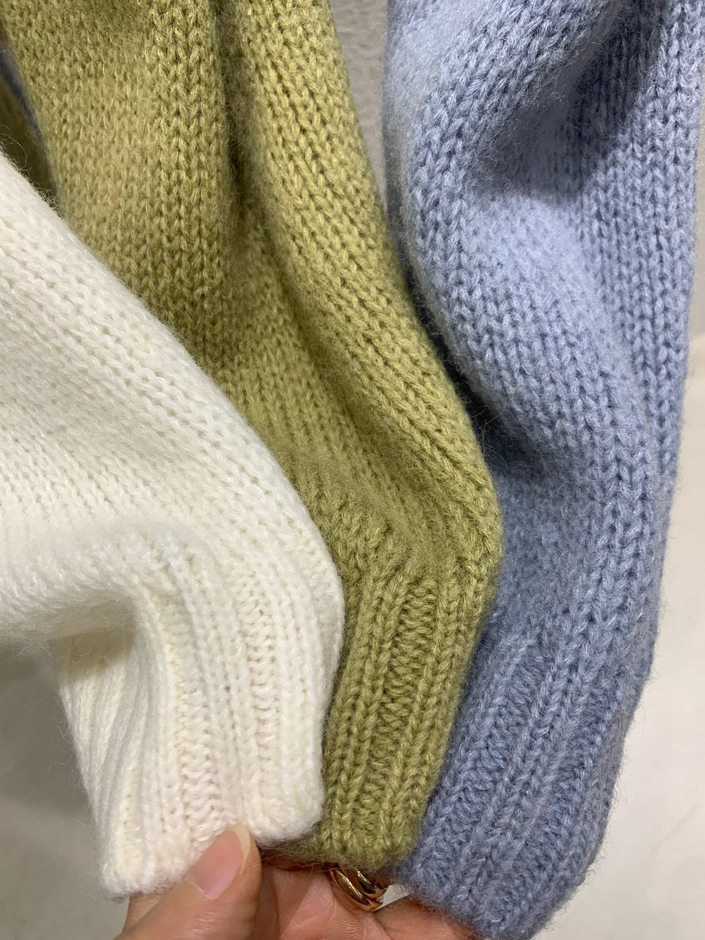 knitted scarf from the cardigan and scarf set